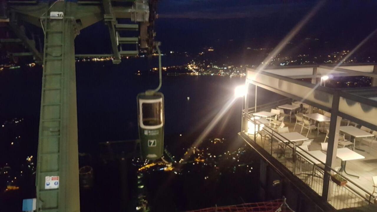 Hotel Funivia Laveno-Mombello Bagian luar foto